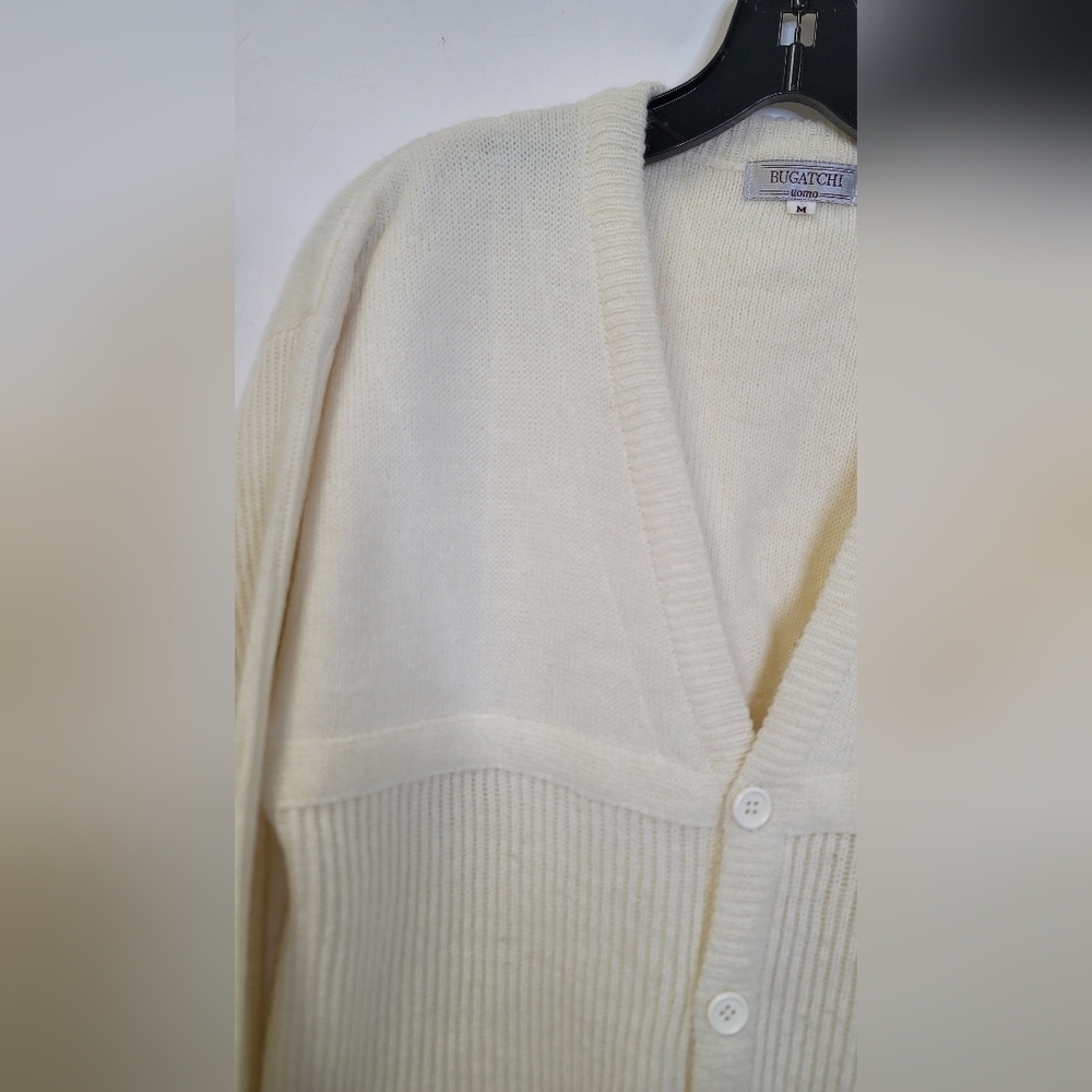 Bugatchi coastal grandma Knit  wool blend cardigan - Picture 7 of 10
